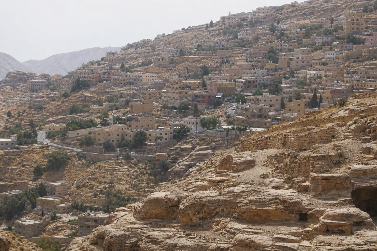 Wadi Musa, the town at the entrance to Petra