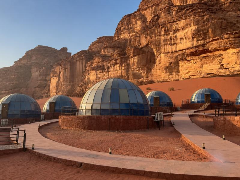 Petra, Wadi Rum Bubble Camp & Dead Sea 2-Day Adventure from Amman